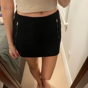 Wilfred Mini Skirt with Zipper Accents